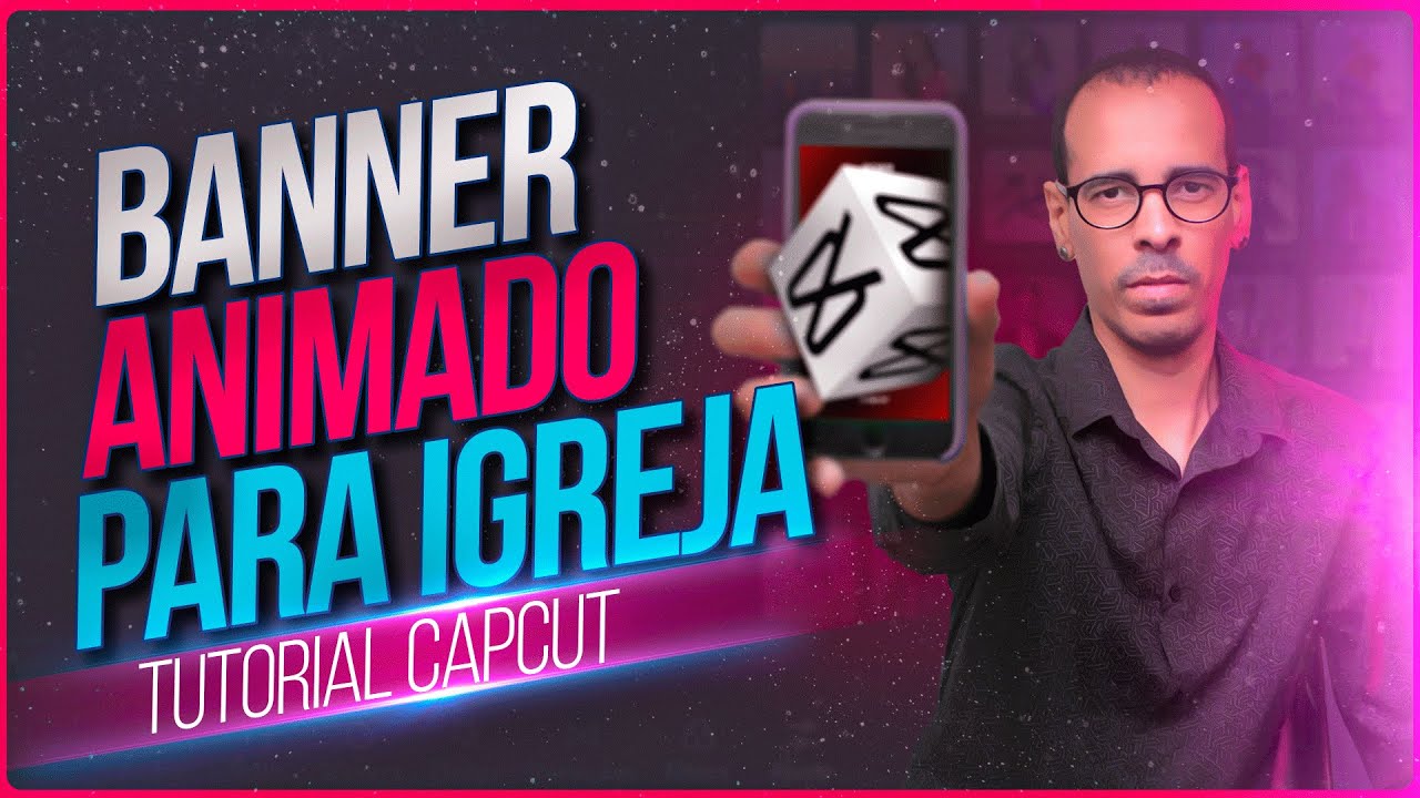 Como criar um banner animado para igreja usando CapCut no celular