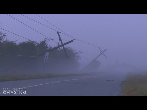 Hurricane Delta Damages Lake Arthur, LA - October 9, 2020