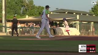 Brayan Buelvas SMACKS a Solo Home Run! | Oakland Athletics Prospect | 4/28/2023