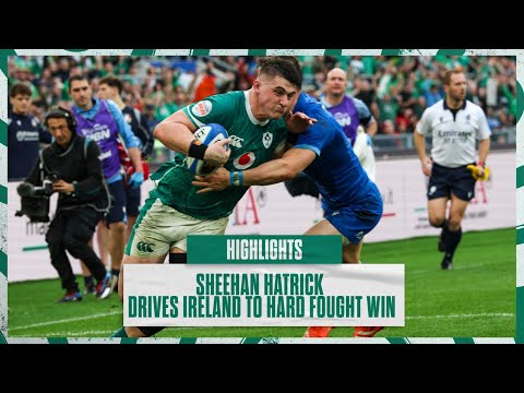 Highlights: Italy v Ireland