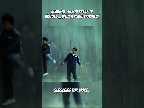 🤣 Dumbest Prison Break in History...Until a Plane Crashed! #shorts