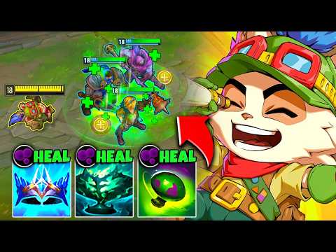 TEEMO BUT MY SHROOMS ARE HEALTH PACKS WITH UNLIMITED HEALING (NEW ITEM)