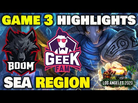 BOOM Esports vs Geek Fam Game 3 Highlights ESL ONE Los Angeles 2020