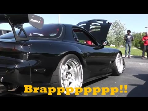 4 Rotor Turbo Rx7 huge revvvvvv!