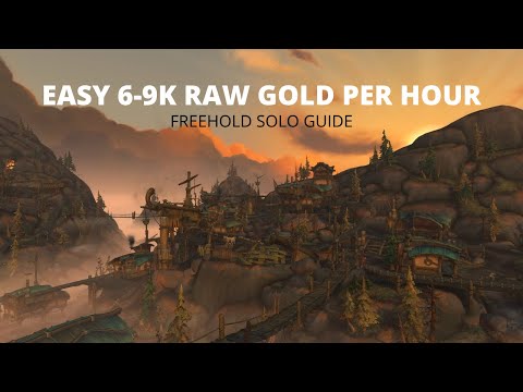 Easy 6k-9k per hour raw gold: Freehold