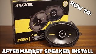 How to install aftermarket speakers on ANY car!