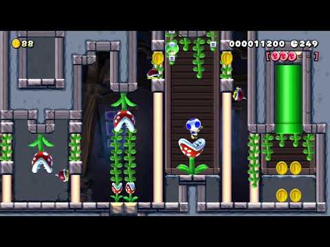 ꝉ The Overgrown Mausoleum ꝉ by Terethien 🍄 Super Mario Maker 2 #ain 😶 No Commentary