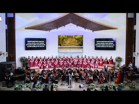 A Deus demos glória (Crosby) - 228 HCC; Leitura  e  Tu somente és Deus (Foote)