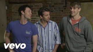 The Male Ensemble Discuss Their First Theatrical Experience – Promises, Promises (New Broadway Cast Recording) | Legends of Broadway Video Series