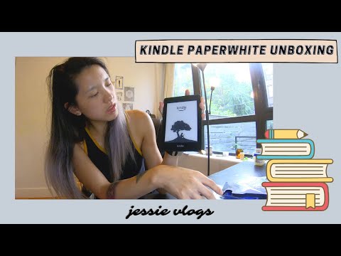 Kindle Paperwhite UNBOXING | jessie vlogs