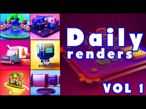 C4D - Daily Render Compilation/ Animation Cinema 4d