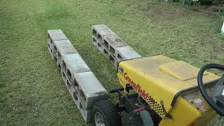 Ride on mower ramps to lift, solved, suit any ride on mower in 10 min