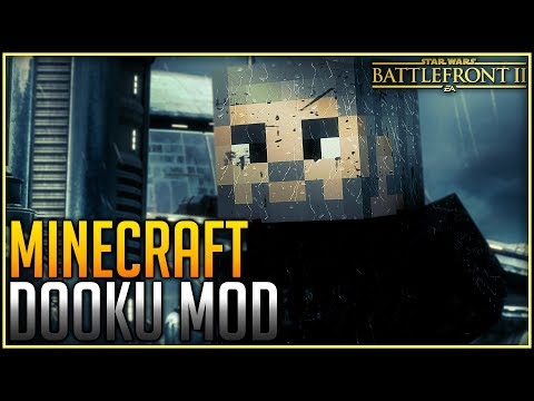 Minecraft Count Dooku in Star Wars Battlefront 2 (Mod) | Battlefront 2 Heroes vs Villains
