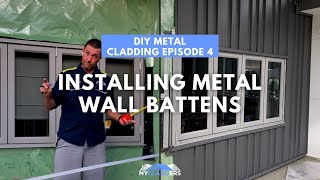 DIY PART 4 HOW TO COLORBOND WALL CLADDING