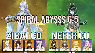 Zibai C0 & Nefer C0 DESTROY Spiral Abyss 12 💀 | Genshin Impact
