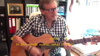 How to Play &quot;Higher Love&quot; by Steve Winwood w/ Acoustic Guitar - Play Along Tutorial