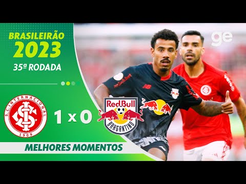 Gols e lances de Internacional x Red Bull Bragantino