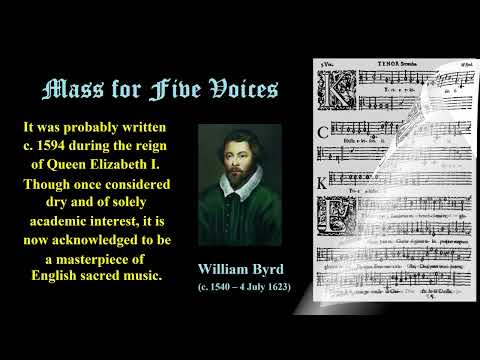 William Byrd Mass for Five Voices Thumbnail