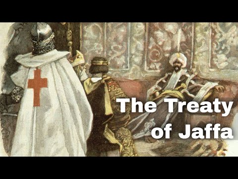 2nd September 1192: Treaty of Jaffa between Richard I of England and Saladin ends the Third Crusade