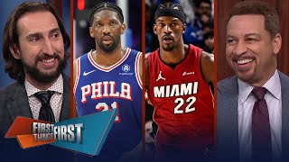 Sixers face Knicks in playoffs, Heat lose Jimmy Butler, Celtics NBA Finals Path | FIRST THINGS FIRST