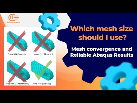 How to ensure the Mesh is good enough for accurate simulation? | Mesh Convergence in Abaqus