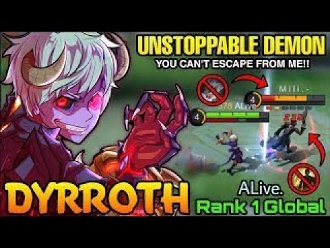 MLBB Dyrroth unbreakable Montage ||Mlbb Devils Montage 😈