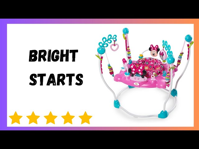 Vídeo relacionado con Bright Starts Disney Baby Andador interactivo Once Upon a Walk de Winnie the Pooh, 2 formas de jugar, unisex, a partir de 6 meses