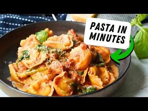 Creamy Tomato & Spinach Tortellini