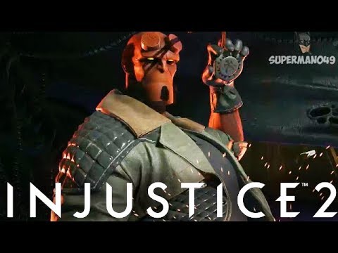 Injustice 2: Hellboy Gameplay Reveal Trailer! - Injustice 2 Hellboy Super Move & More