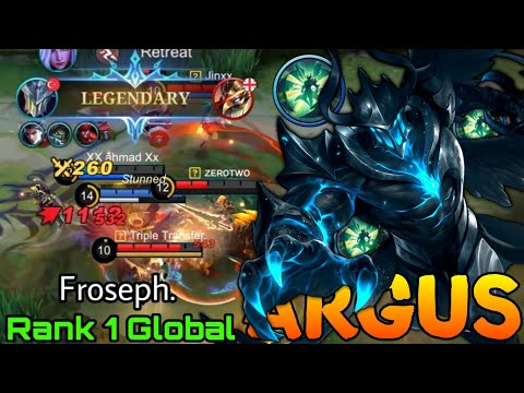 Eternal Evil Argus the Dark Angel! - Top 1 Global Argus by Froseph. - Mobile Legends