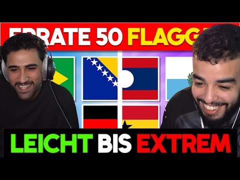 SAMI VS CAVE! 50 Flaggen erraten - Leicht bis Extrem! 🌎🚩 | Flaggen Quiz