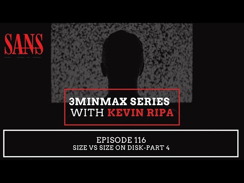 3 Min Max - Episode 116: Size vs Size on Disk-Part 4