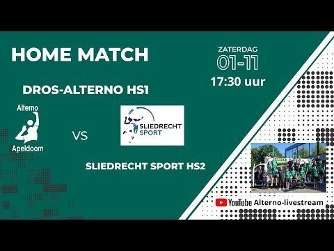 Dros-Alterno HS1 - Sliedrecht Sport HS2