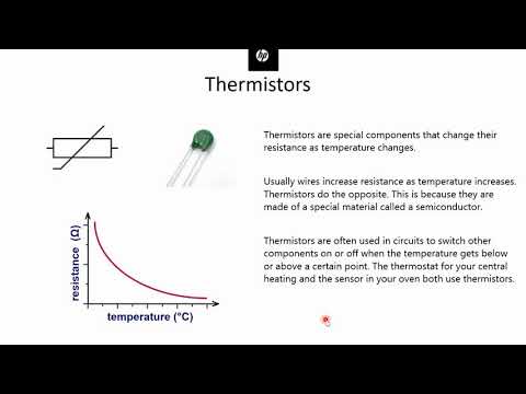 Electricity Lesson 6 - Thermistors and LDRs
