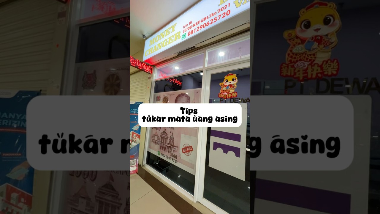 Cara tukar mata uang asing tips and trick pemula