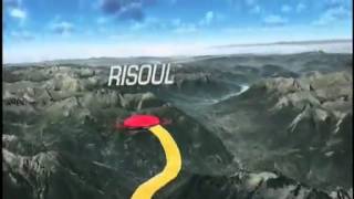 preview picture of video 'Tour de France 2014 - The 2014 route in 3D'