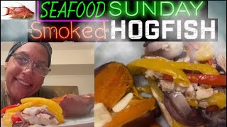 Smoked Hickory Hog Fish #foodie #eatingshow #dailyvlog #food #mukbang @deermeatfordinner