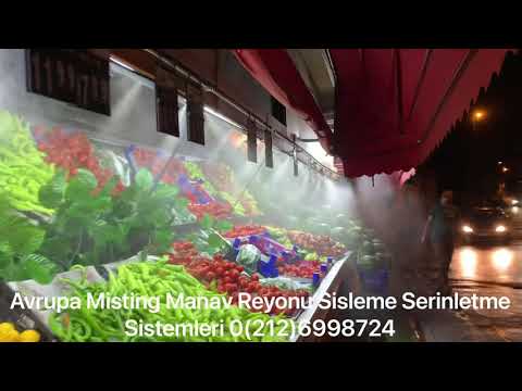 Avrupa Misting Manav Reyonu Sisleme Serinletme Sistemleri