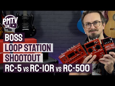 Boss Loop Station Shootout - RC5 vs RC10R vs RC500...What's The Difference?