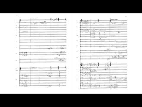 Toru Takemitsu - How Slow the Wind (for Orchestra) [Score-Video]