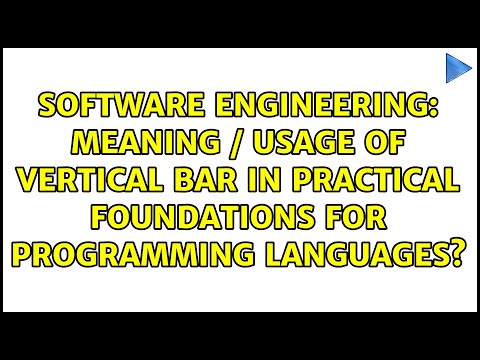 Meaning / usage of vertical bar in Practical Foundations for Programming Languages?