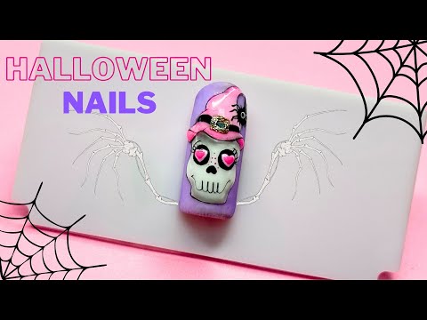 Diseño de uñas Halloween 2023 ♥ Deko Uñas