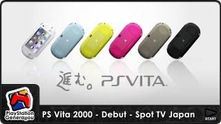 PS Vita 2000 - 10.10 Debut - Spot TV 1 Japan (2013)