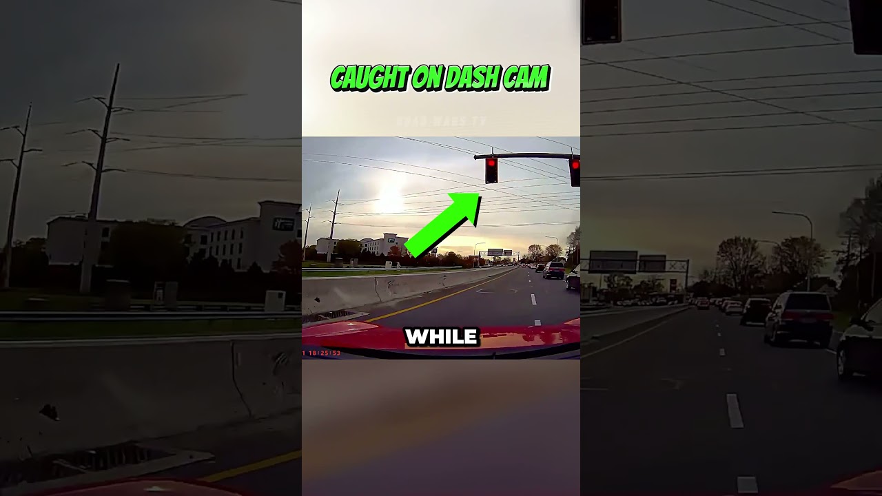 RED LIGHT CAR CRASH CAUGHT ON CAMERA