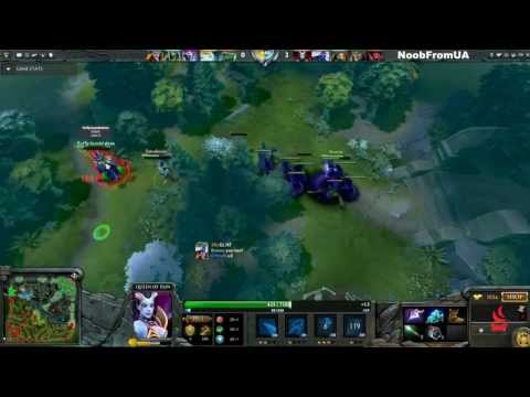 Queen of Pain 44 KILLS 0 DEATHS - DoTA 2 - Navi's Dendi Dominates with Akasha.