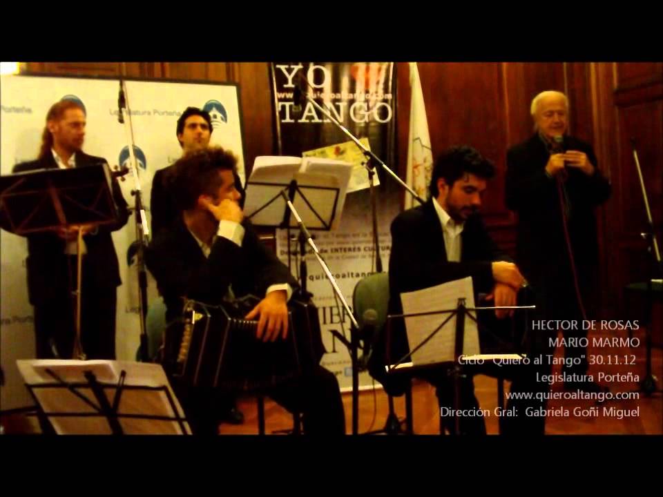 Ciclo "Quiero al Tango" Hector de Rosas acompañado por Mario Marmo - MELODIA DE ARRABAL