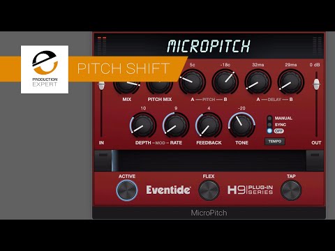 MicroPitch From Eventide   Set Up Simple & Intuitive Tone Fattening & Delays In Seconds