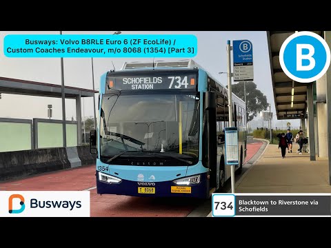 Busways: Volvo B8RLE Euro 6 (ZF EcoLife) / Custom Coaches Endeavour, m/o 8068 (1354) [Part 3]