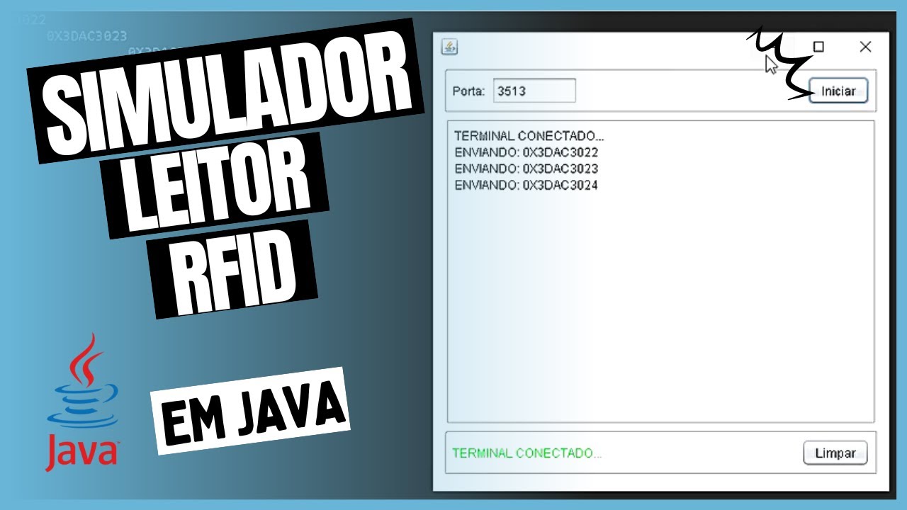 Simulador de Leitor RFID (Servidor Socket) em Java