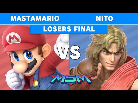 MSM 204 - POW | Mastamario (Mario) Vs Nito (Ken) Losers Finals - Smash Ultimate